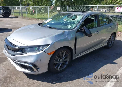 2020 Honda Civic Ex z USA, uszkodzony, nr VIN 19XFC1F37LE216951